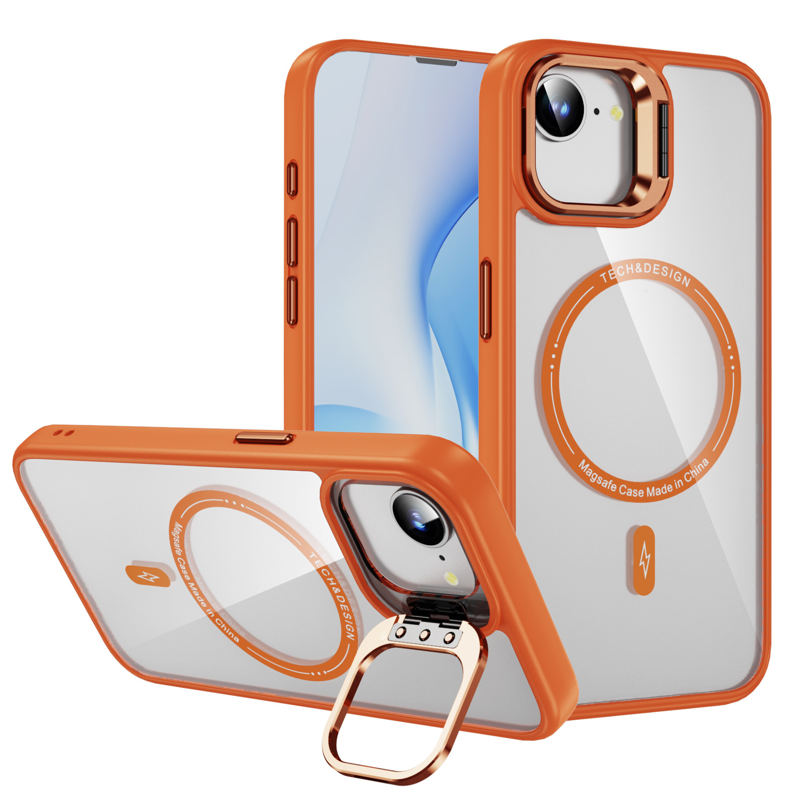 Aplicable para Apple iPhone 16E Sky Mirror Magnetic Case Lens Metal Bracket Cover Protector