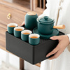 Kungfu Online tea set suit Gift box household a living room suit one portable travel Teapot teacup gift wholesale