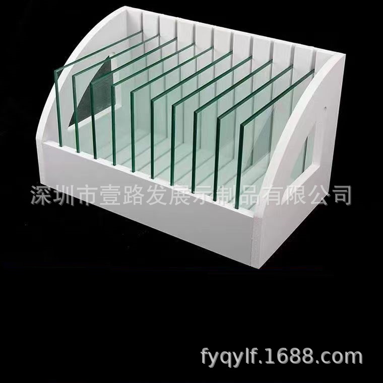 供应亚克力汽车漆面膜隐形车衣太阳膜隔热膜测试展示架展示柜灯箱