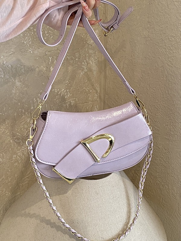 Bolso para mujeres 2026 nuevo diseño de cinturón transfronterizo, bolso cuadrado de textura de lujo ligero de cadena, bolso de hombro