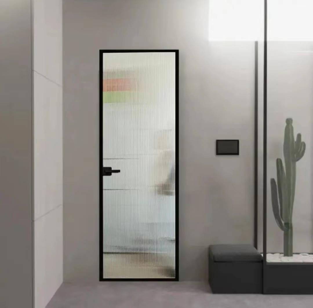 铝合金平开门_佛山厂家钛镁钢化中空玻璃平开门浴室卫生间室内厕所门 - 阿里巴巴