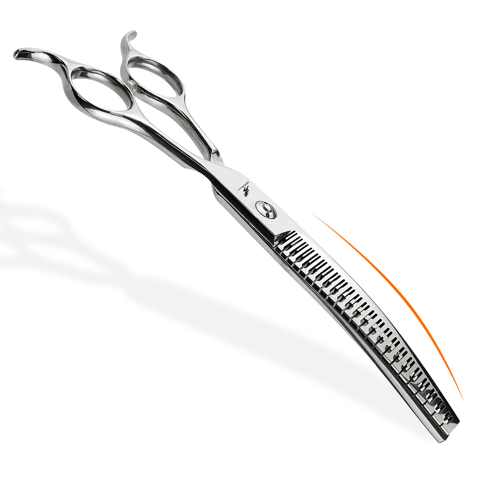 Ciseaux de toilettage professionnels courbés pour animaux_voghion.com