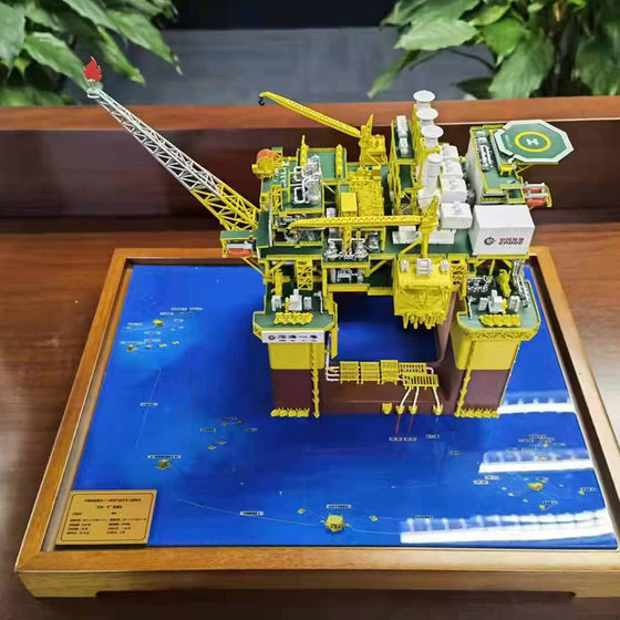 Mechanical Model Manufacturer Industrial Factory Area Oil Machinery Dynamic Exhibition Sand Table Aircraft Carrier Cruise Ship Sand Table Model