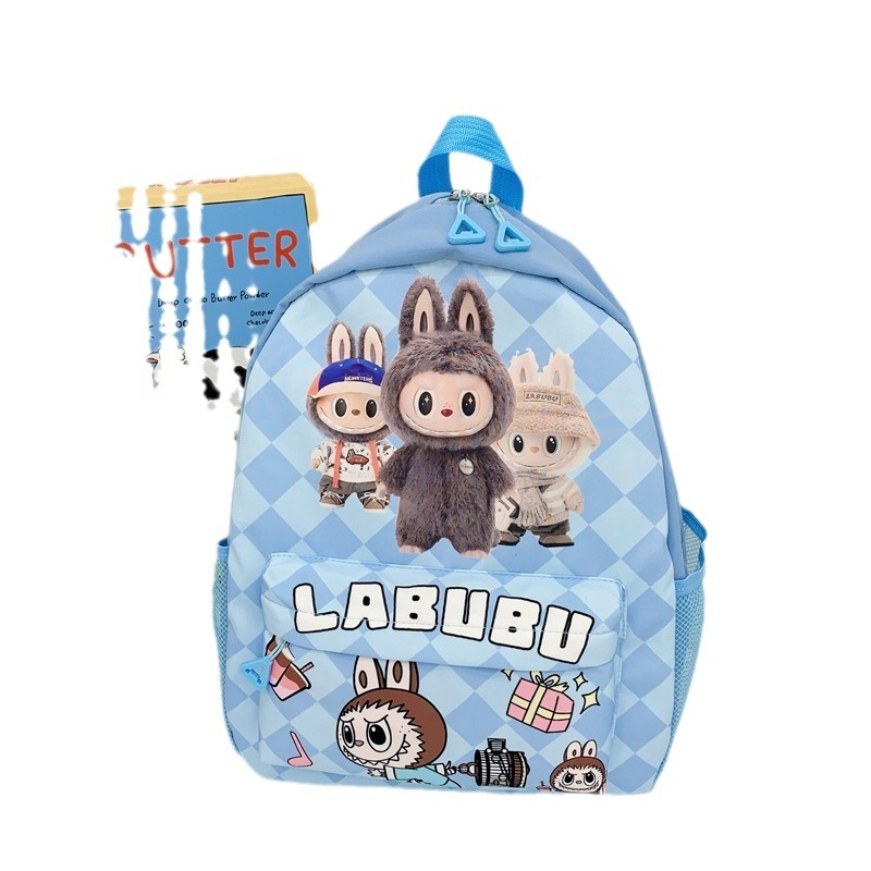 남학생 배낭 여성 핫 버블 마트 배낭 소년 1-2-3-4 학년 SCHOOLBAG LABUBU