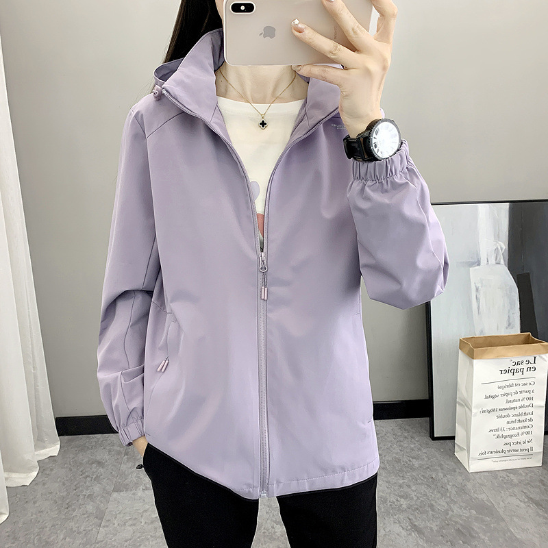 UPF100 + protector solar al aire libre mujer de verano nuevo tejido fino suelto seda de hielo de secado rápido anti-UV abrigo de mujer ligero