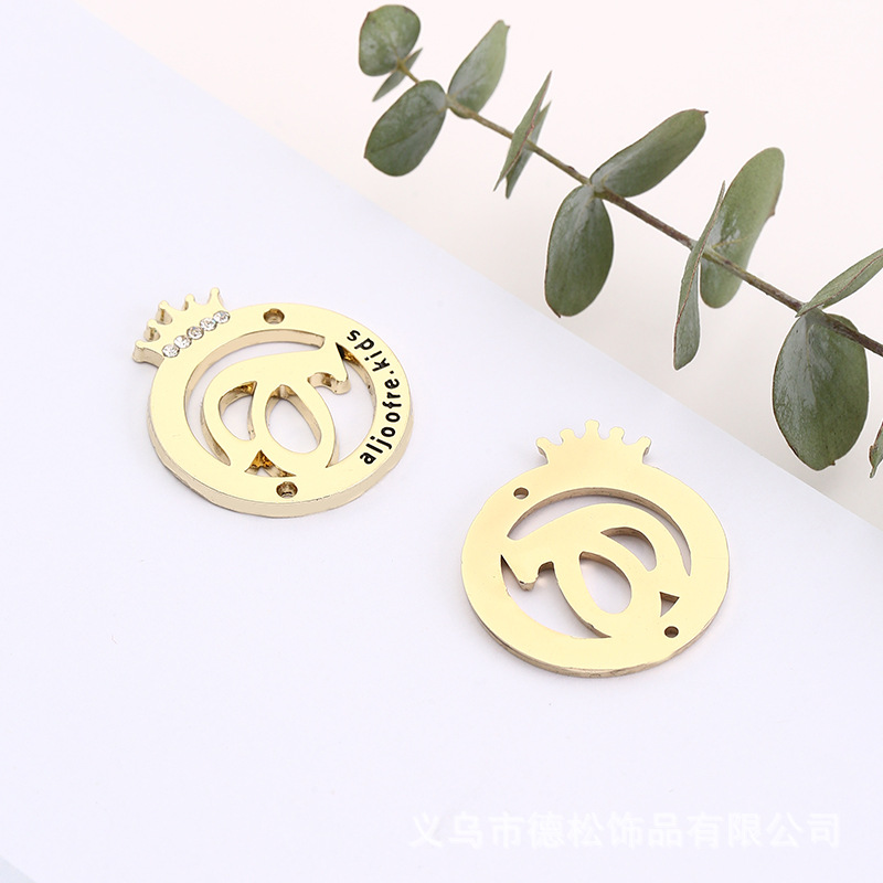 Производитель на заказ логотип Plunging Metal Знаки цинковой сплаво