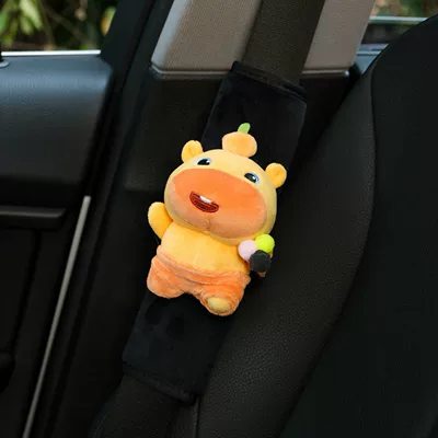 Seat belt shoulder pad – Decoration Ornament - ice-cream-capybara-lulu-shoulder-cover-single-genuine-doll-hand-sewn-no-specifications