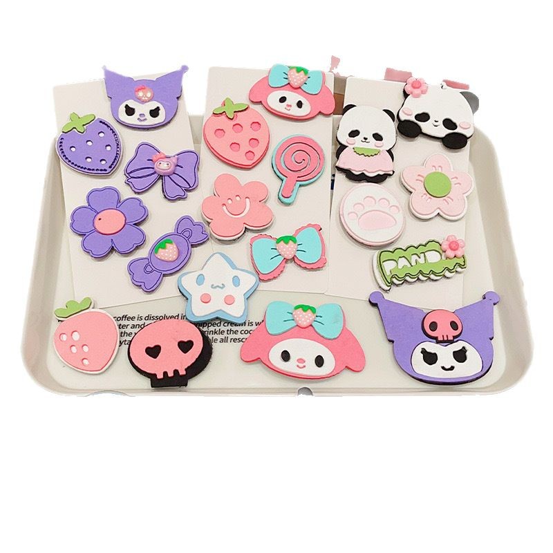 Niños bebés dibujos animados velcro niñas Sanliogou publicó niñas peinadas peinadas peinadas peinadas Koolomi