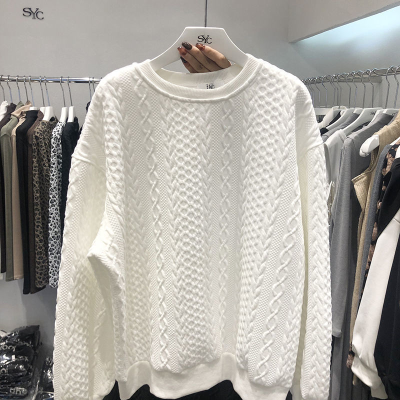 White demi-season sweatshirt