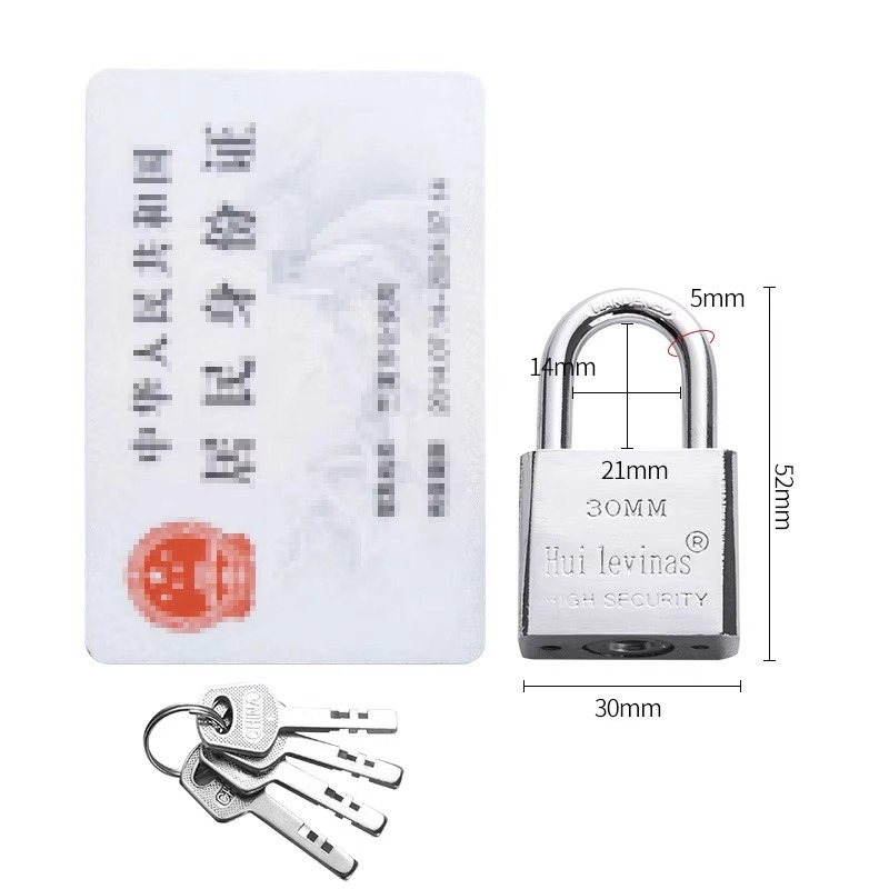 Abierto candado cerradura universal cerradura de la puerta con llave de tamaño pequeño cerradura mini hogar estudiante dormitorio gabinete pequeña cerradura