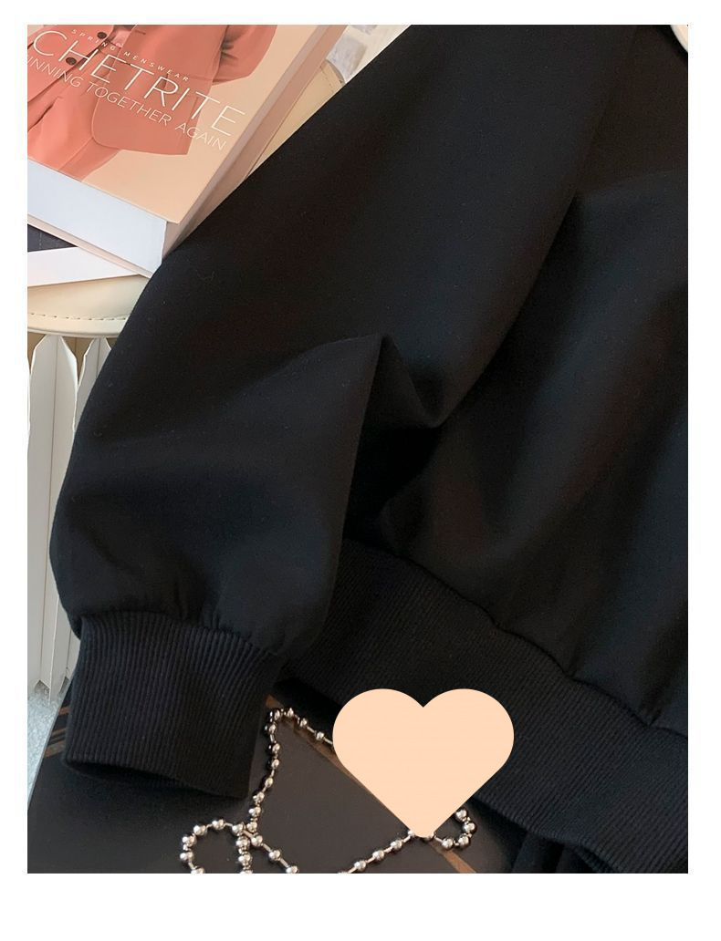 ActiveGo Plus Size High-End Fashion Set For Women 2025 Autumn Winter Loose Stylish Streetwear Sweatshirt And Sweatpants Sports_desvips.com