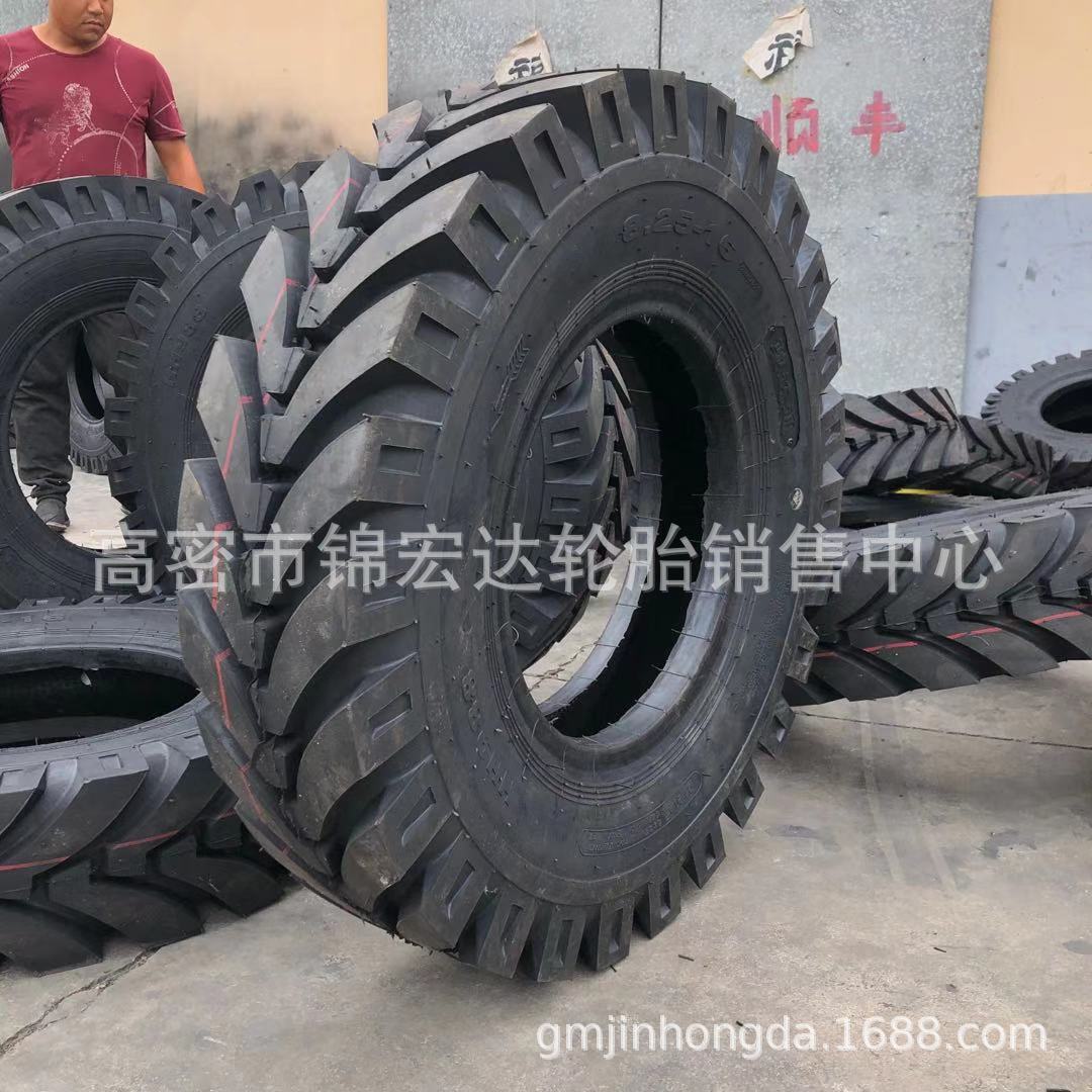 驰达通 挖沟机轮胎 8.25/7.50-16工程机械轮胎9.00/10.00-20.
