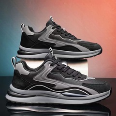 Popular men's shoes summer 2023 new spring and autumn thick sole anti-slip versatile travel men's Ah Gung sports shoes running