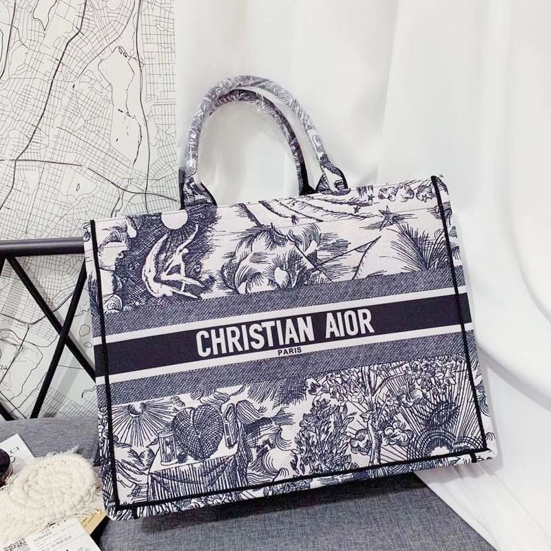 Böyük Tutumlu Qadın Çantası - Çiçəkli Vintage Çiyin və Tote Modeli
