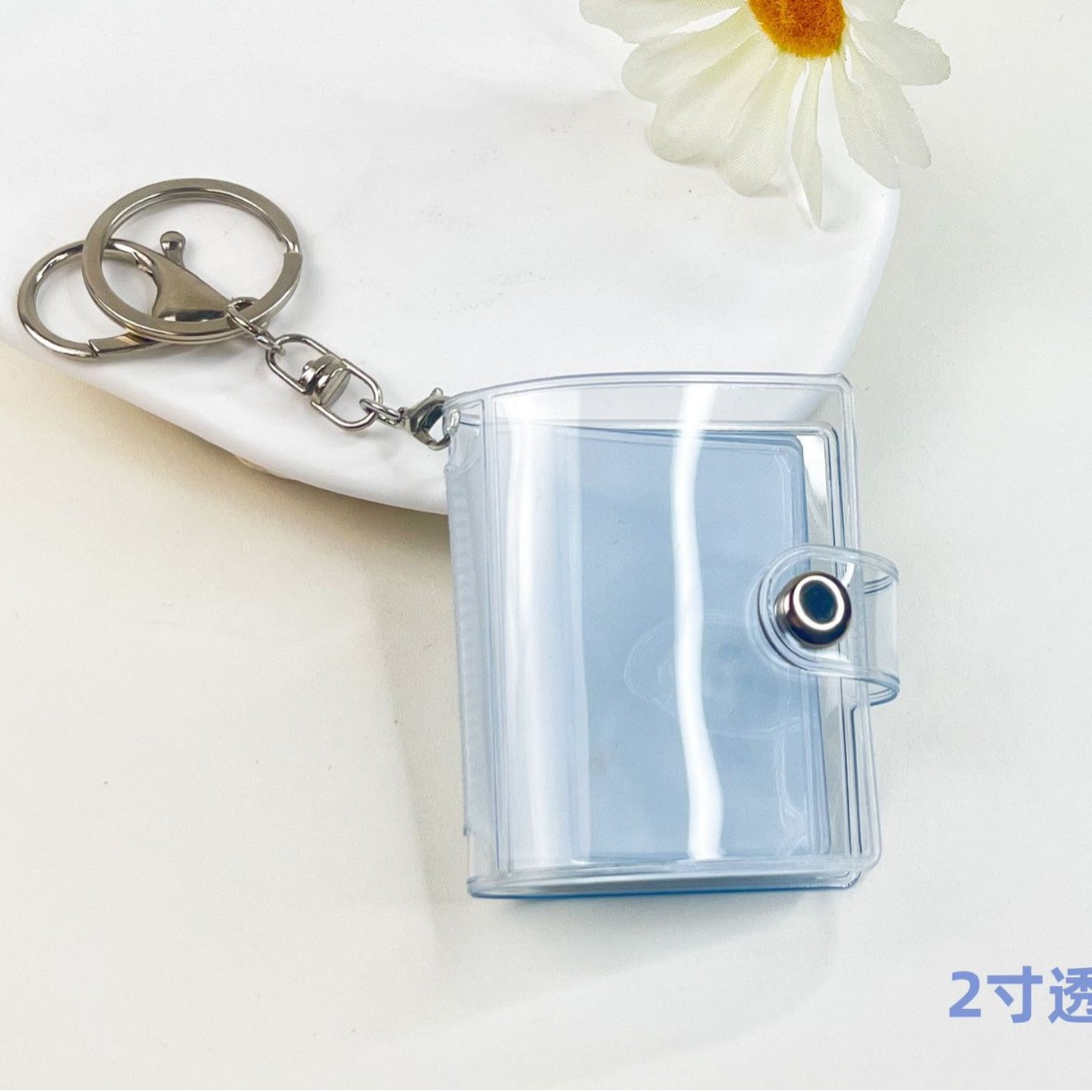 랍스터 걸쇠가 달린 2inch 투명 사진 24장