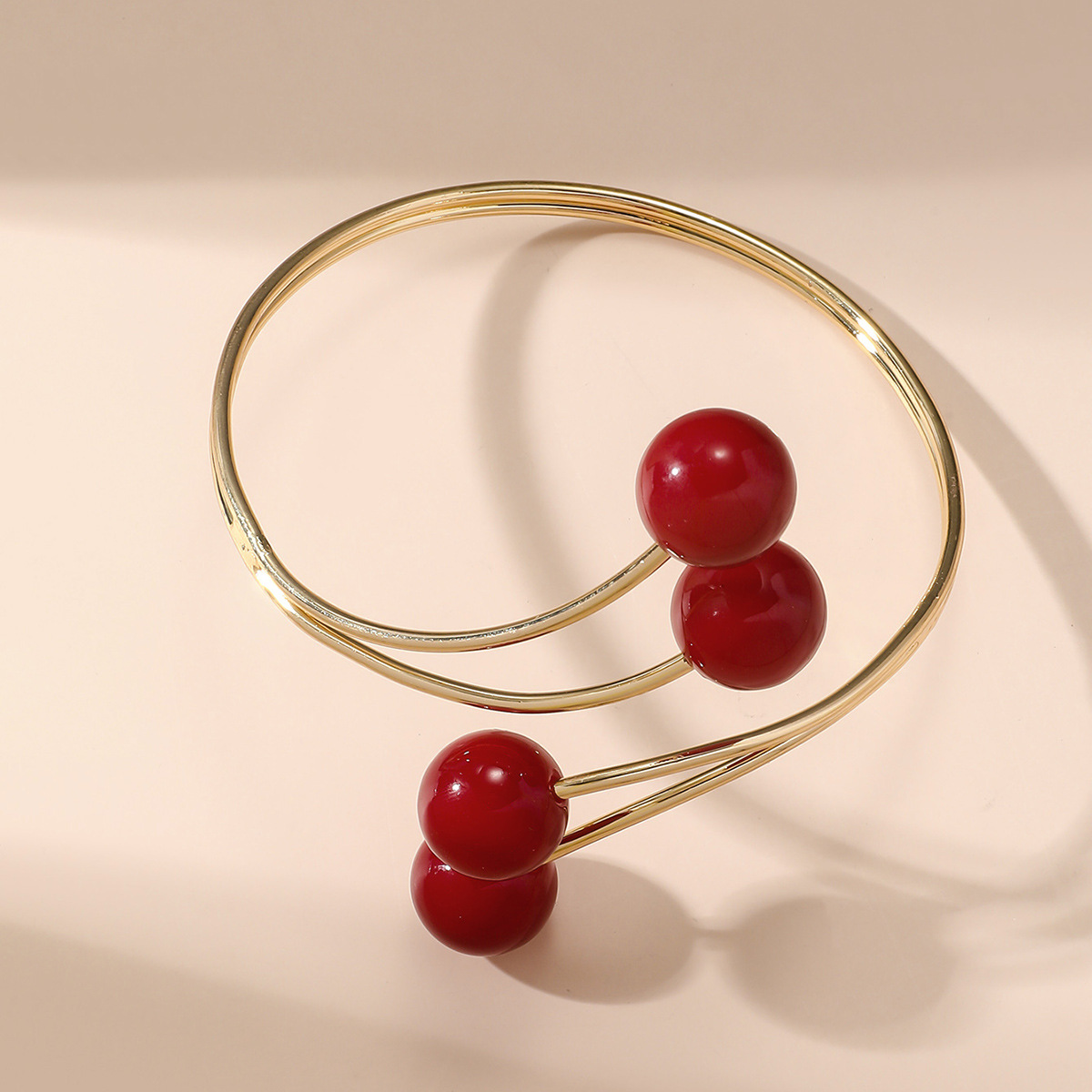 Round Modern Style Alloy Bangle Wholesale display picture 3