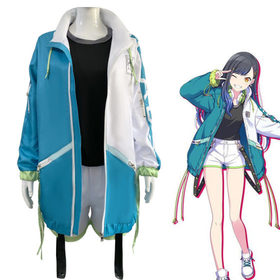 Spot animation world Plan color stage VBS white stone apricot cosplay animation clothing full set can be day