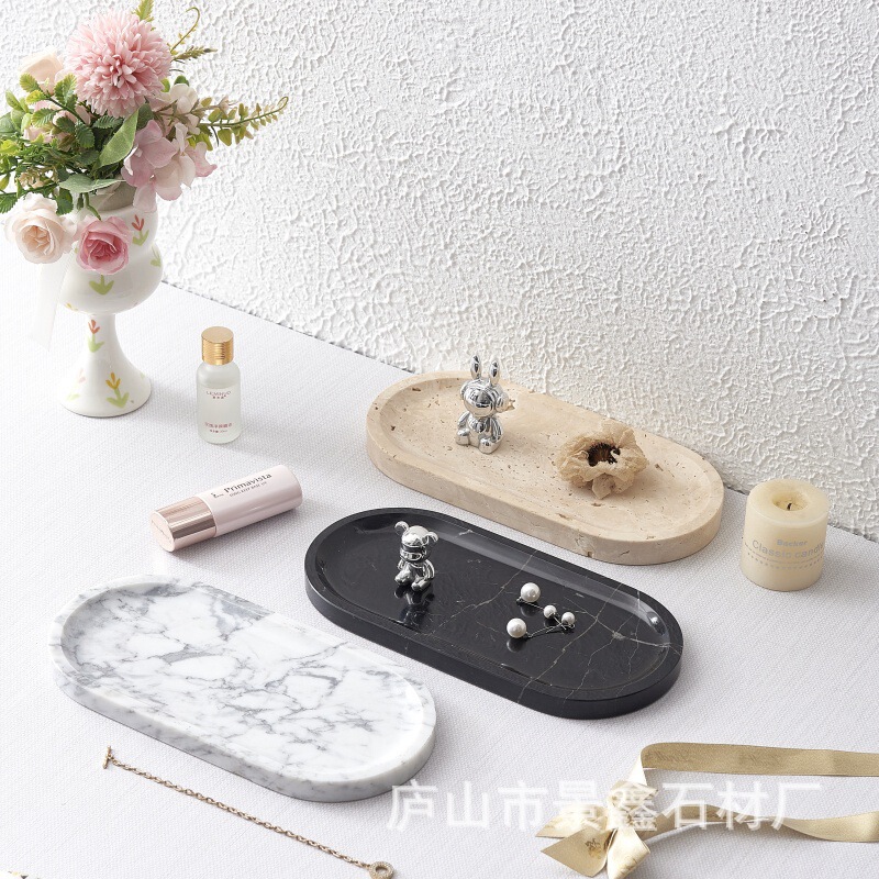 Natural Marble Aromatherapy Tray Living Room Entrance Storage Tray Jewelry Display Tray Desktop Countertop Ornaments Natural Marble Aromatherapy Tray Living Room Entrance Storage Tray Jewelry Display Tray Desktop Countertop Ornaments