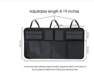 Oxford Cloth Car Trunk Storage Car storage bag/box - size-904626cm-net-bag-style