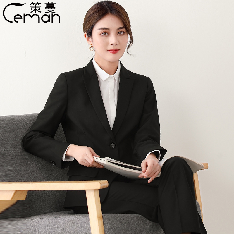 Suit suit female civil servant suit workwear jacket bank work clothes interview formal wear small suit business wear female