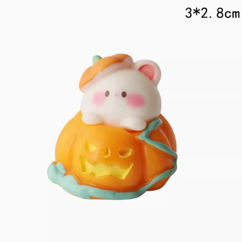 2024 Decoración de pastel de Halloween encantador fantasma fantasma monstruo decoración Halloween Carnaval Noche de postres vestido Plug-in