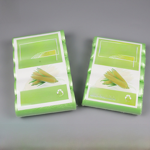 Factory direct supply biodegradable waste bags, green and white flat mouth drawstring waste bags for wholesale