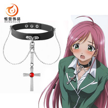 动漫周边十字架与吸血鬼赤夜萌香觉醒项圈颈链Cosplay漫展配饰