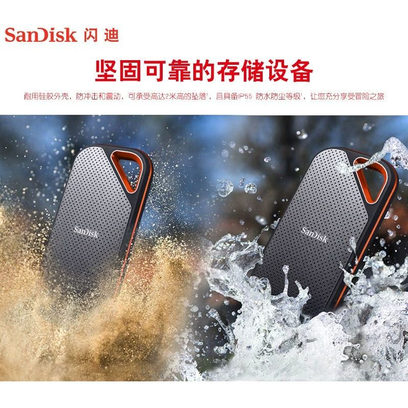 Твердотельный накопитель NVMe Sandisk E81, чтение 2000 МБ/с, 1 ТБ 2 ТБ 4 ТБ
