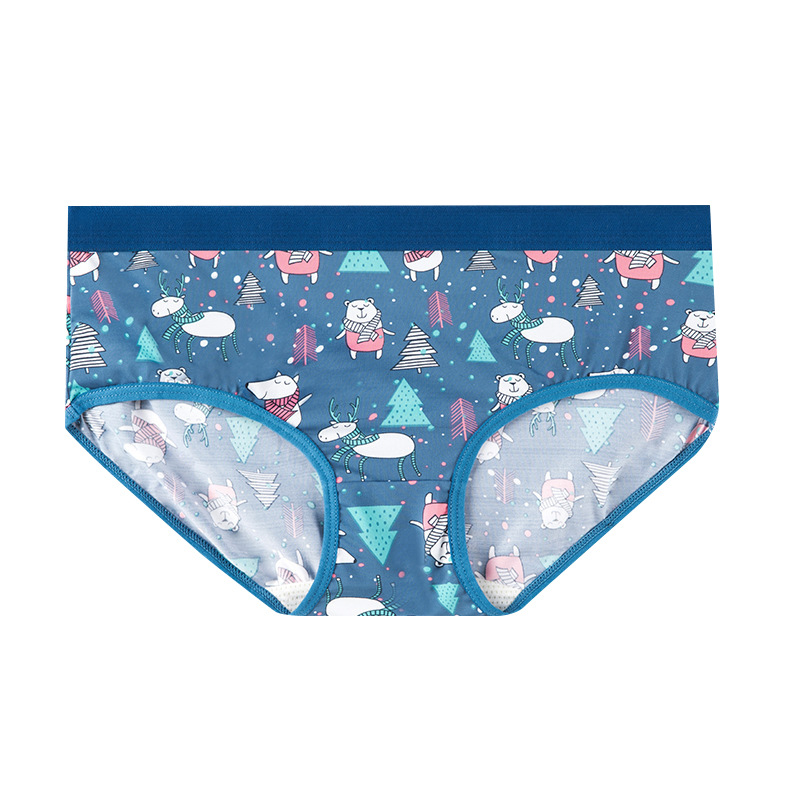 New2024 Paar Eis Seide Neue Dreieck Unterwäsche Gedruckt Mittlere Taille Sommer Spaß Cartoon Kreative Marke_voghion.com