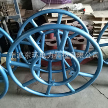 无扭钢丝绳放线牵引线盘架收放线架GSP系列钢丝绳盘带刹车船型架