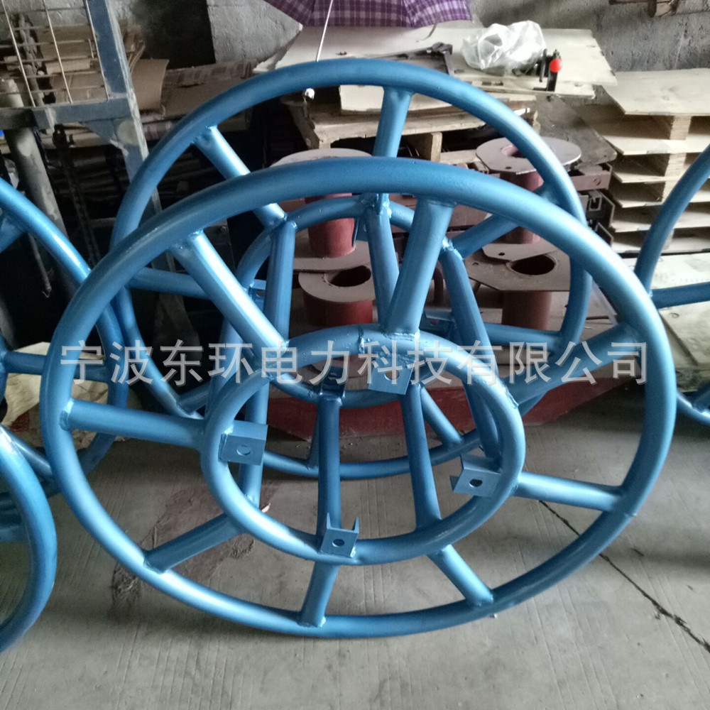 无扭钢丝绳放线牵引线盘架收放线架GSP系列钢丝绳盘带刹车船型架