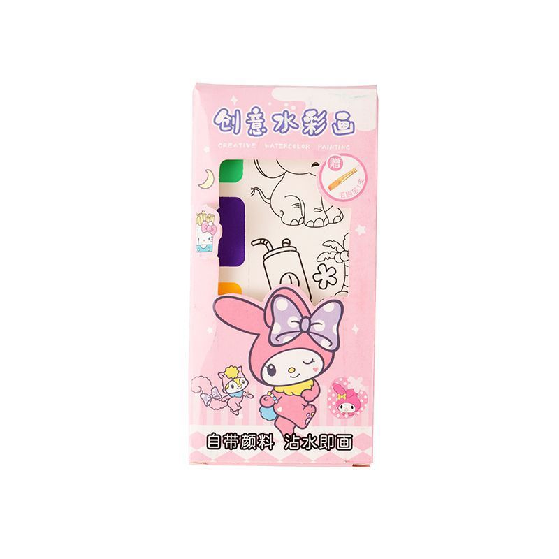 子供用水彩画、クリエイティブなスクラッチオフ絵画、落書きノート、水で絵を描く、ぬり絵、顔料付きガッシュブック|undefined