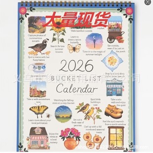 �F؛PREORDER 2026 Bucket List Calendar 2026���������՚v