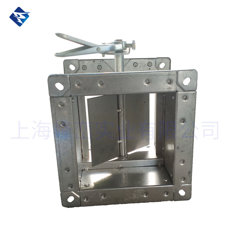 手动风阀 风量调节阀蝶阀通风排烟除尘阀门风管配件圆方形