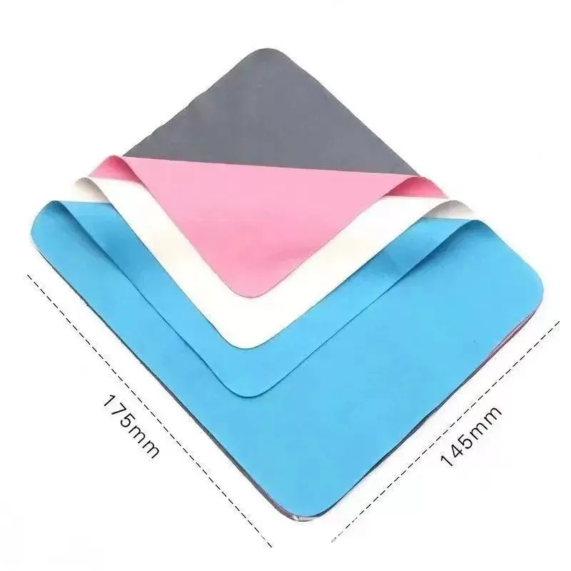 厂家批发冰丝镜布细纤维手机屏幕镜头擦拭布眼镜布制定logo