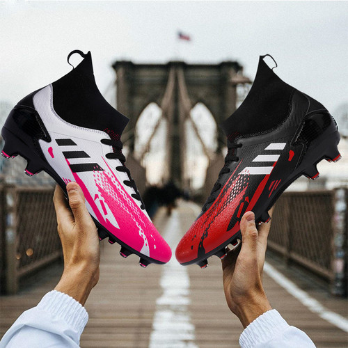 Football shoes men's kangaroo leather AG long nails summer students X19 short nails children's breathable sports grass shoes