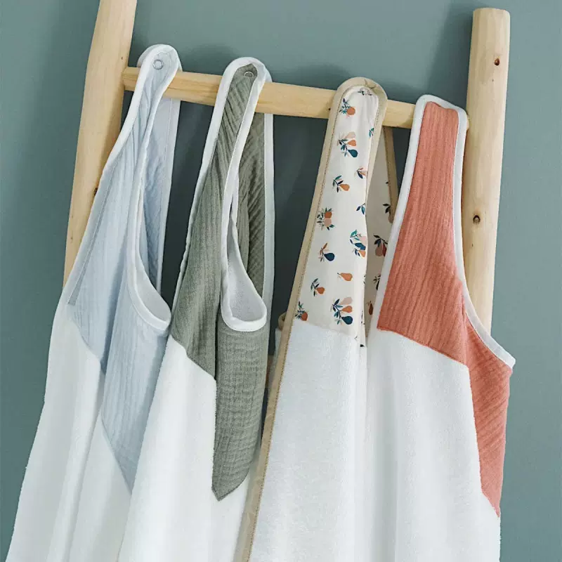 大号多功能婴儿洗澡浴巾宝宝棉带斗篷毛巾防弄湿超吸水婴童纯棉