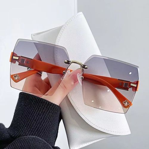 Fashionable sunglasses for women, high-end new style sunglasses for women, sun protection and UV protection, big face slimming sunglasses for men
