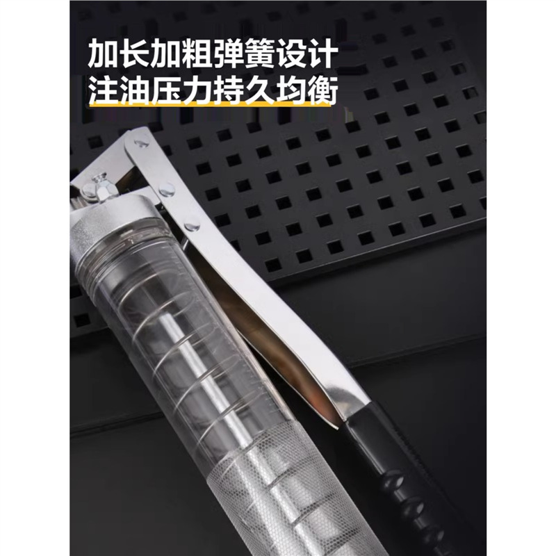 得力黄油手动高压打黄油挖机货车省力注油器DL471600T DQ80502