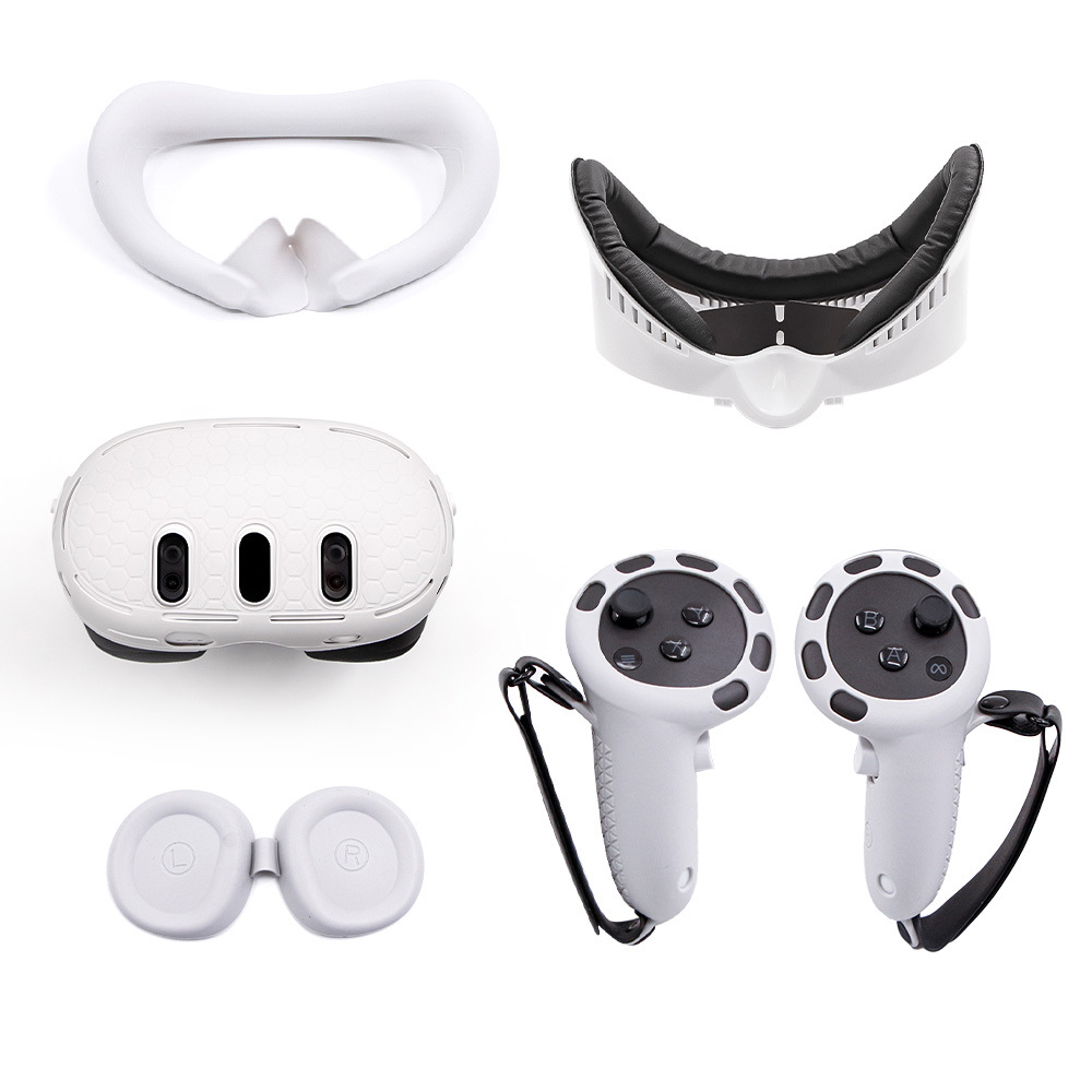 Suitable for Meta Quest3 console case, handle, silicone case, eye mask, glasses, vr combination set, VR accessories Application Scenario