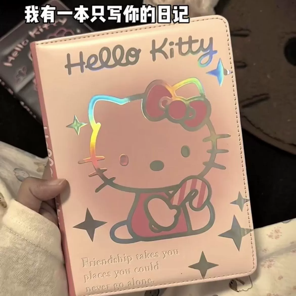Hello Kitty, hello kitty, high quality cute laptop, book for students, notebook, increased thickness