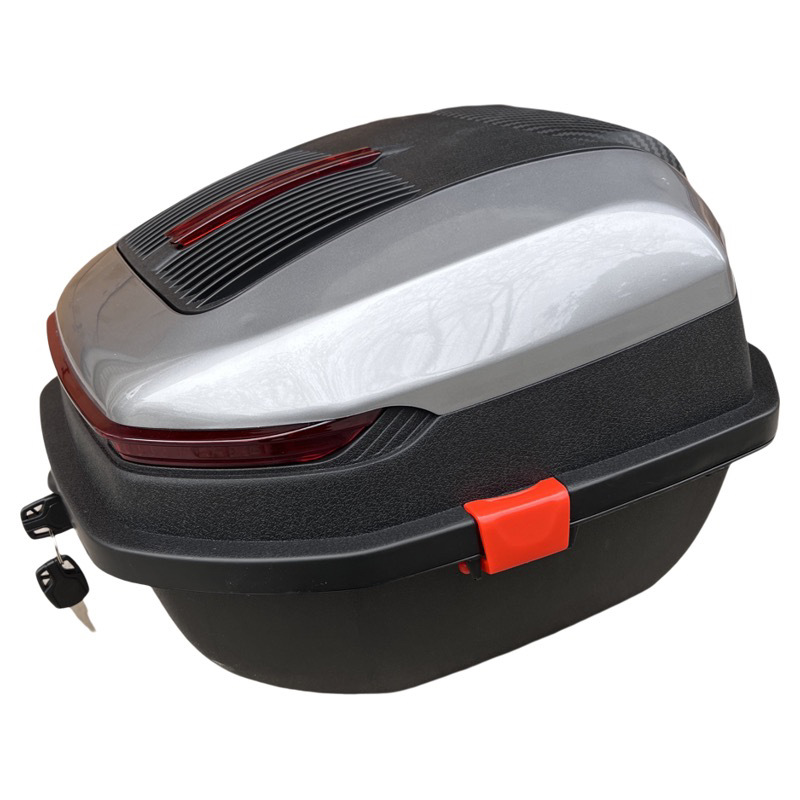 Motorcycle trunk large capacity tram battery car electric car rear backrest tail box extra large storage box anti-shake