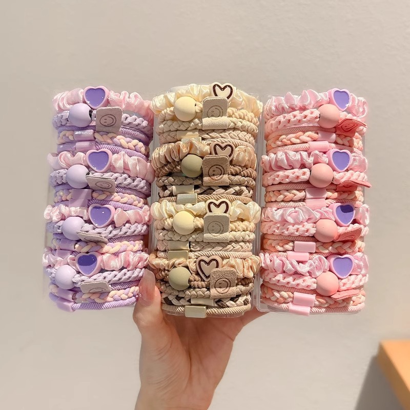 Meilad Bears anillo de cabello otoño-invierno 2024 nuevo estilo de cabello de alta elasticidad de cabello de cola de caballo simple adornamiento de cabello de alta calidad