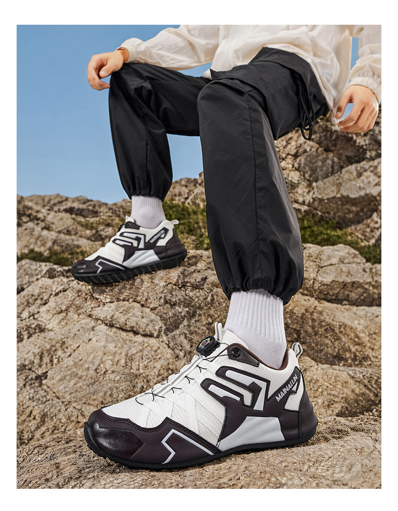 Atmungsaktive Herren Freizeitschuhe Mit Mesh Und Dicker Sohle_voghion.com