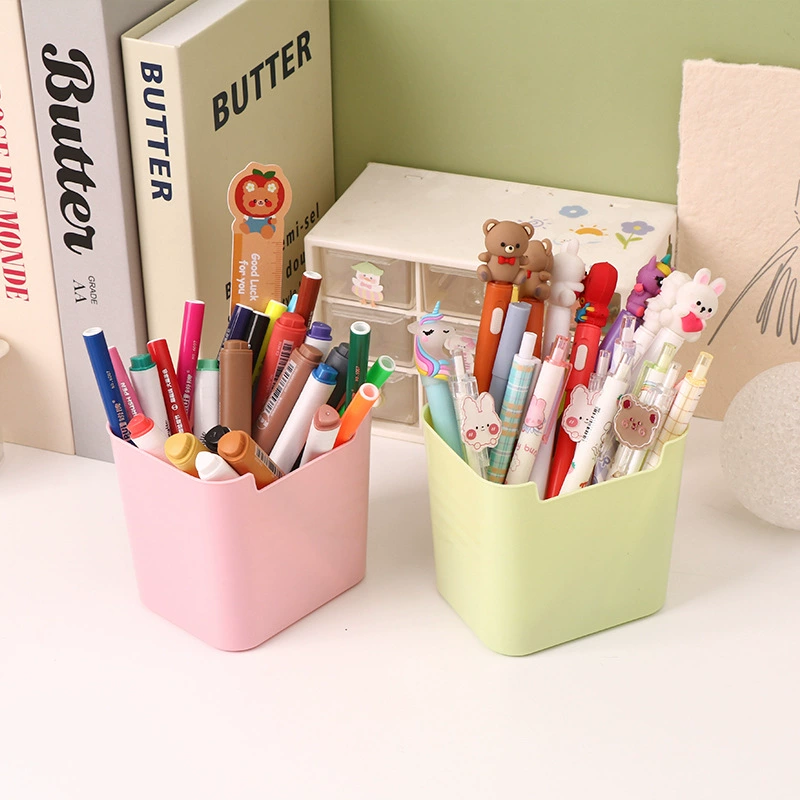 Креативная настольная коробка для хранения офисных ручек большой емкости