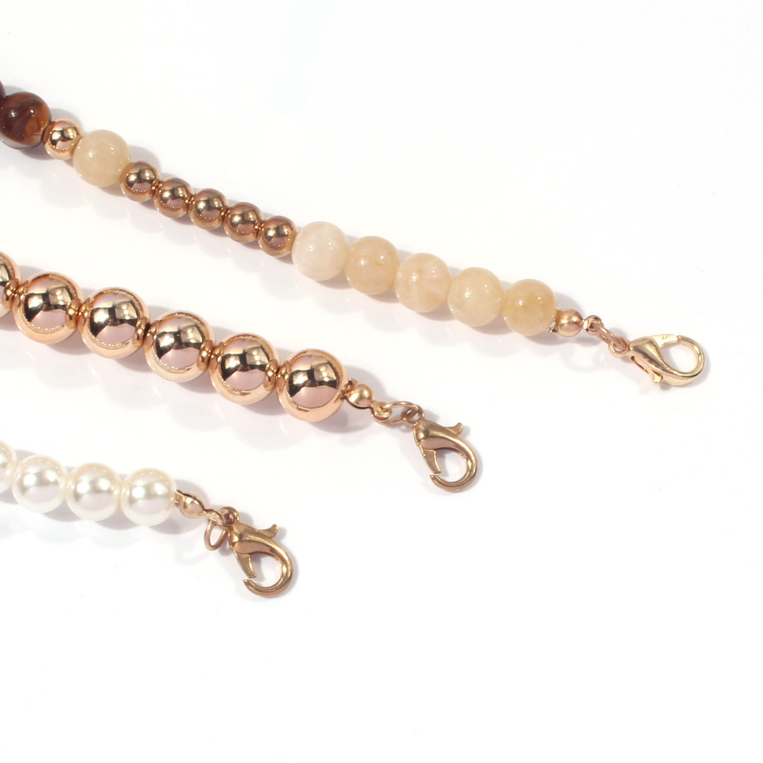Collana multi-strati alla moda con pendente a losanga donna_voghion.com