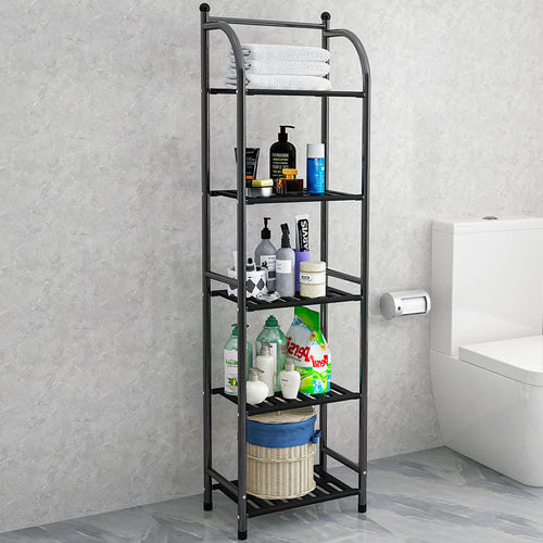 5YA1 storage rack floor-to-ceiling iron art bathroom corner rack bathroom bedroom multi-layer kitchen storage storage rack flower rack simple