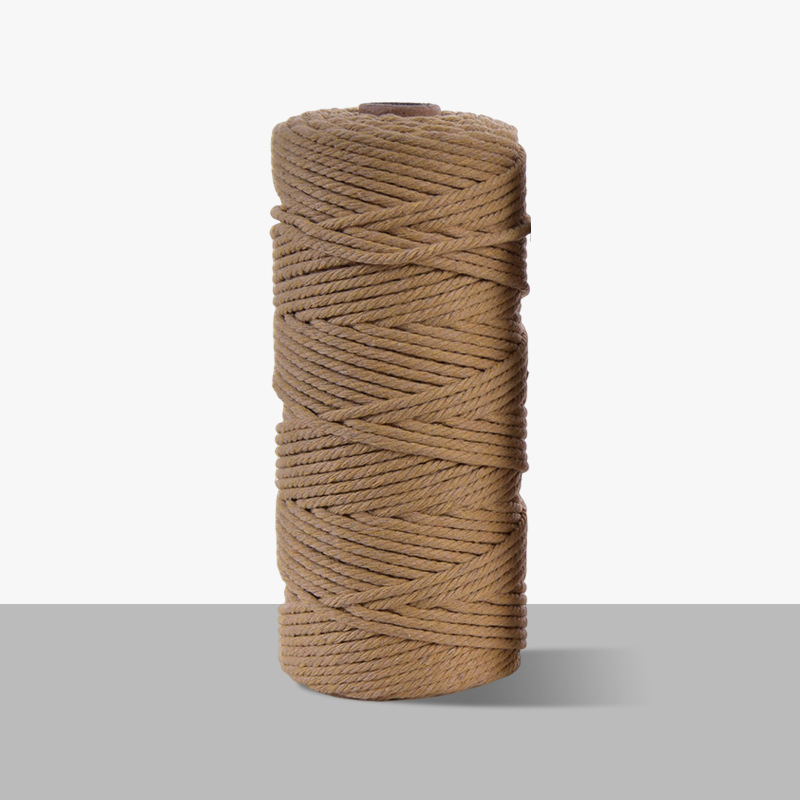 3mm cuerda de algodón colorido diy hecho a mano 4mm cuerda de tapiz cuerda tejida 5mm regalo cuerda de algodón decorativa cuerda de sombrero al por mayor