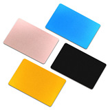 Металлическая карточка участника для визитных карточек, черная открытка, подарок на день рождения, 0.8mm