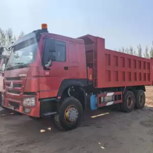 Howo 375HP 8 təkərli arxa oxlu tipper yük maşını